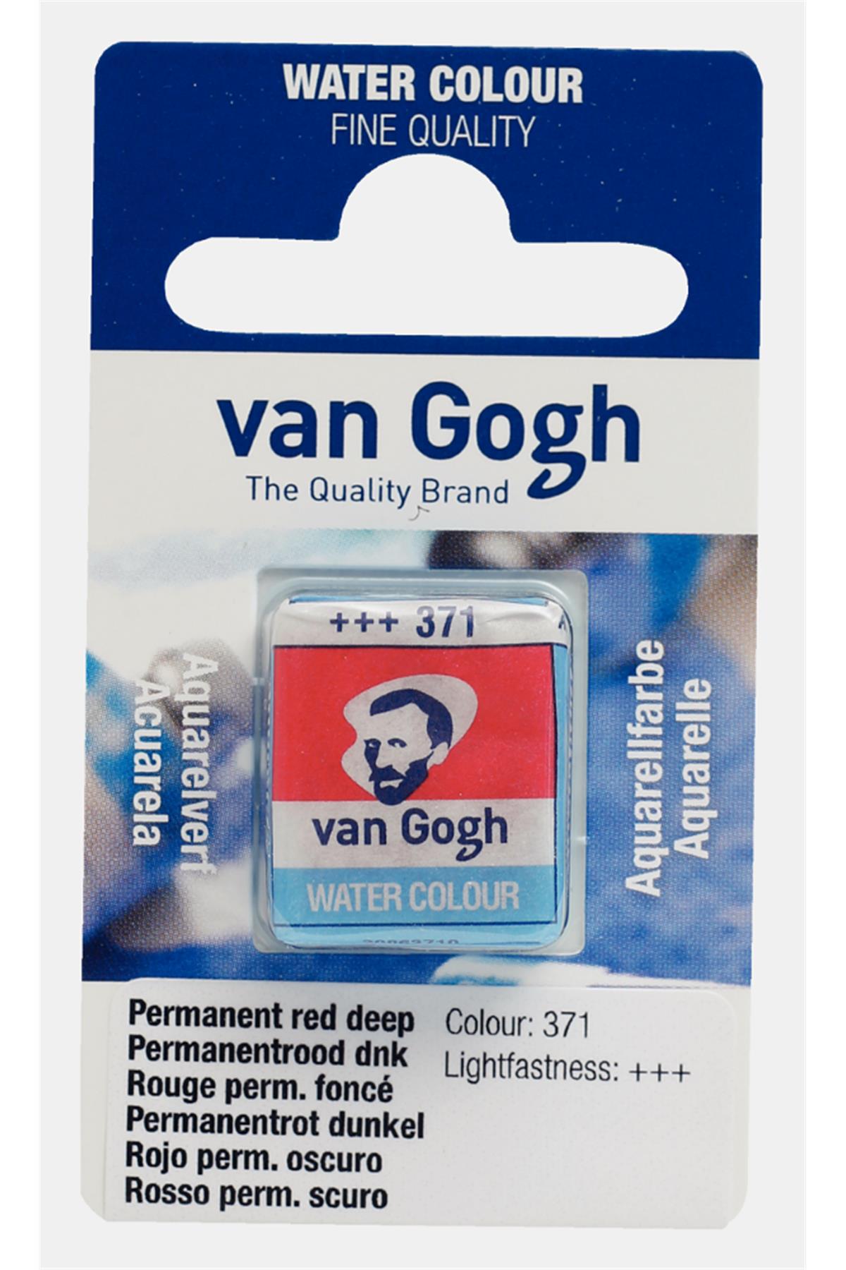 Royal Talens Van Gogh 371 Tablet Sulu Boya Permanent Red Deep