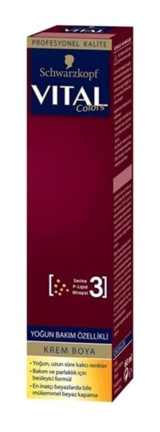 Vital Colors 7 - 554 Altın Karamel Krem Saç Boyası 60 ml