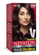 Nevaton 3.4 Koyu Kahve Krem Saç Boyası