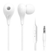 Lenovo Hf160 Silikonlu Mikrofonlu 3.5 Mm Jak Kablolu Kulaklık Beyaz