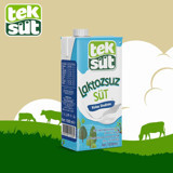 Teksüt Yarım Yağlı Süt Laktozsuz 1 lt