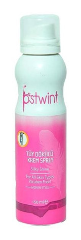 Ostwint Tüm Ciltler İçin Koltuk Altı Bacak Kadın Tüy Dökücü Sprey 150 ml