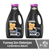 Yumoş Canlandırıcı Bakım Siyahlar İçin 84 Yıkama Sıvı Deterjan 2x2.52 lt