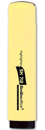 Scrikss Sh712 Pastel Sarı Fosforlu Kalem