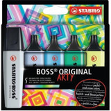 Stabilo Boss Original Arty 5'li Renkli Fosforlu Kalem Seti