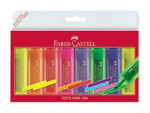 Faber-Castell Şeffaf 8'li Renkli Fosforlu Kalem Seti