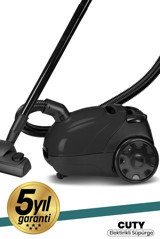 Goldmaster Cuty 900 W Yatay Toz Torbalı Süpürge Siyah