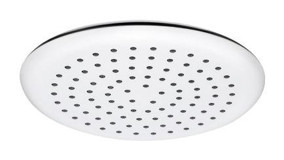 Artema Shine Round Krom 3 Fonksiyonlu Tazyikli Yuvarlak Yağmur Tepe Duş Başlığı Beyaz