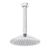 Vitra Liquid A45750 Pirinç Yuvarlak Yağmur Tepe Duş Başlığı Gümüş