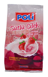 POLI Sütlü Çilek Aromalı Içecek Tozu 250 Gr