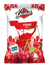 Günbak Vişne Meyve Aromalı Soğuk Içecek Tozu 10 Lt Vişne Suyu Için 450 gr Soğul Vişne Içecek Tozu