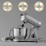 Karaca Powercast Chef Döküm 1800 W 6.2 lt Stand Hamur Yoğurma ve Mutfak Şefi Gri