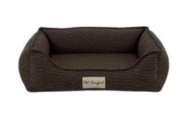 Pet Comfort Bravo Yıkanabilir Tek Fonksiyonlu 55x45 cm Sepet Kedi Yatağı Kahverengi