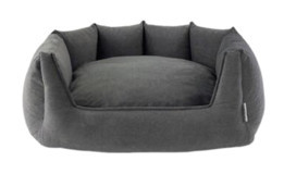 Pet Comfort Barcelona Yıkanabilir Tek Fonksiyonlu 75x65 cm Sepet Kedi Yatağı Gri