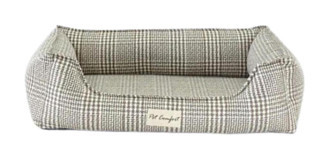Pet Comfort Delta Yıkanabilir Tek Fonksiyonlu 75x60 cm Sepet Kedi Yatağı Bej
