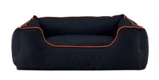 Pet Comfort Alpha Yıkanabilir Tek Fonksiyonlu 105x85 cm Sepet Kedi Yatağı Siyah-Turuncu