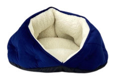 Pet Comfort Paris Yıkanabilir Tek Fonksiyonlu 60 cm Sepet Kedi Yatağı Mavi