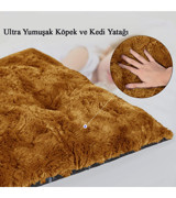 Patiderm Yıkanabilir Tek Fonksiyonlu 35x50 cm Minder Kedi Yatağı Çok Renkli