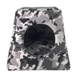 Pet Comfort Iglo Yıkanabilir Çift Fonksiyonlu 37x37x37 cm Mağara Kedi Yatağı Çok Renkli