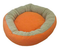 Bedspet Yıkanabilir Tek Fonksiyonlu 50x12 cm Simit Kedi Yatağı Kırmızı