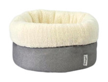 Pet Comfort Oslo Yıkanabilir Tek Fonksiyonlu 50 cm Sepet Kedi Yatağı Bej