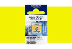 Van Gogh Permanent Lemon Yellow 254 Yarım Tablet Sulu Boya
