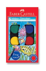 FaberCastell 8 Renk Küçük Boy Sulu Boya