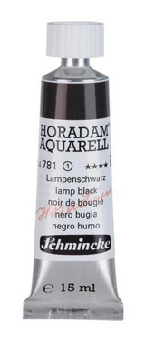 Schmincke Horadam Tüp Lamp Black 15 ml Sulu Boya