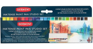 Derwent Inktense Paint Pan Studio 24'lü Sulu Boya