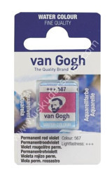 Talens Van Gogh Tablet 12 Perm. Red Violet 567 Sulu Boya