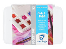 Talens Van Gogh Tablet 12 Renk Pinks & Violets Sulu Boya