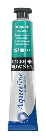 Daler Rowney Aquafine Tüp 8 ml 157 Transparent Turquoi Sulu Boya