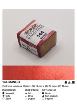 Şemse El Yapımı Sanatsal 12 Tava Mango Taş Sulu Boya