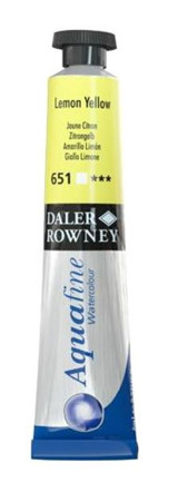 Daler Rowney Aquafine Tüp 8 ml Lemon Yellow 651 Sulu Boya
