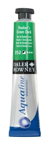 Daler Rowney Aquafine Tüp 8 ml 352 Hooker'S Green Dark Sulu Boya