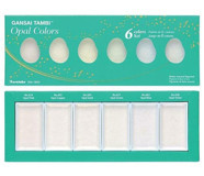 Zig Kuretake Gansai Tambi 6'lı Opal Colors Sulu Boya