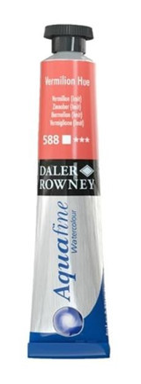 Daler Rowney Aquafine Tüp 8 ml 588 Vermilion Hue Sulu Boya
