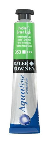 Daler Rowney Aquafine Tüp 8 ml Hookers Green Light 353 Sulu Boya
