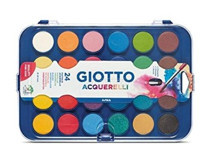 Giotto Acquerelli 24 Renk 30 mm Sulu Boya