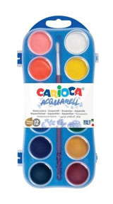 Carioca Aquarell 12'li 30 mm Sulu Boya