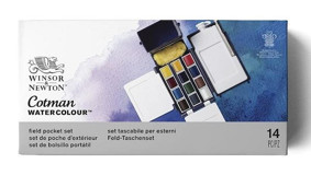 Winsor & Newton Cotman Field Box 12 Renk Sulu Boya