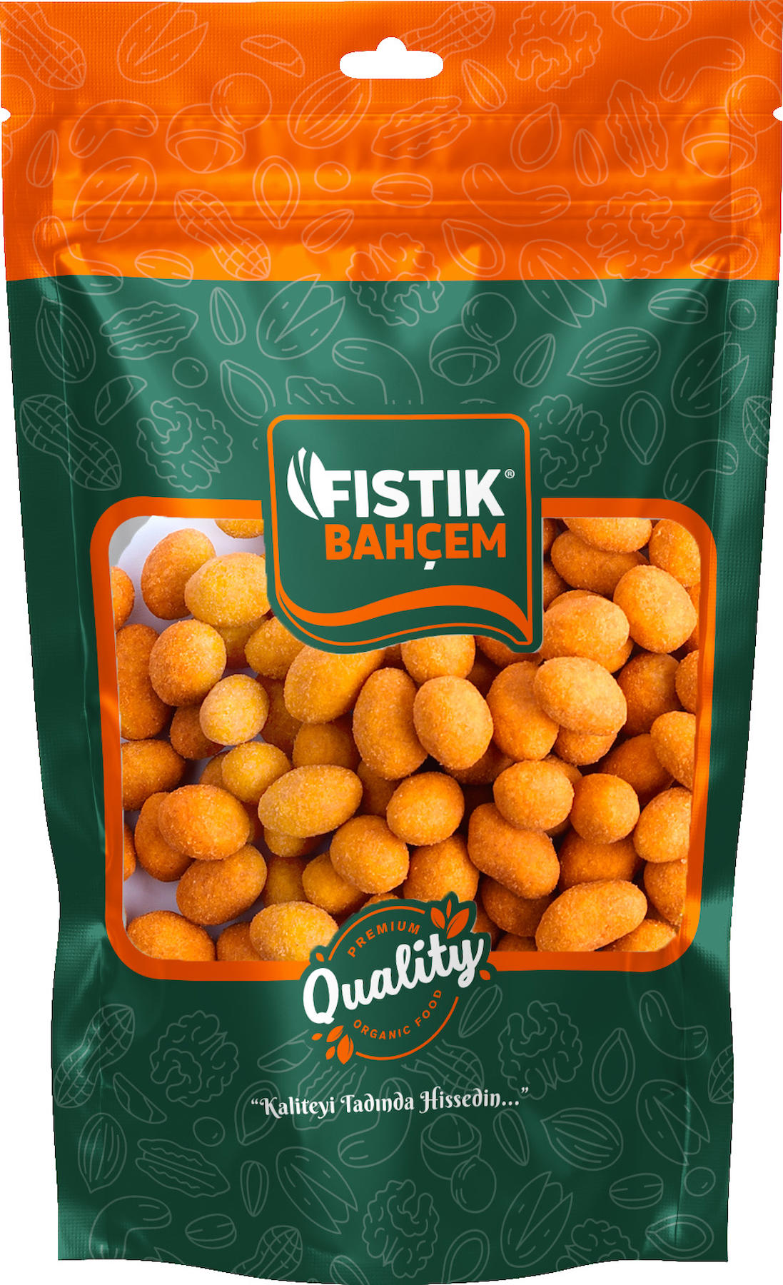 Fıstık Bahçem Quality Kabuklu Soslu Tuzsuz Yer Fıstığı 500 gr