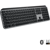 Logitech MX Keys Mac İngilizce Q Kablosuz Siyah Numerik Klavye