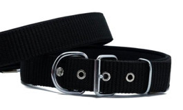 Doggie Elit Ayarlanabilir Boyun Köpek Tasması 4 x 57 - 65 cm Siyah