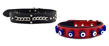 Desingshop Ayarlanabilir Köpek Tasması 4 x 67 cm Kırmızı-Siyah