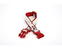Doggie Ayarlanabilir Boyun Köpek Tasması 3 x 36 - 60 cm Beyaz - Kırmızı