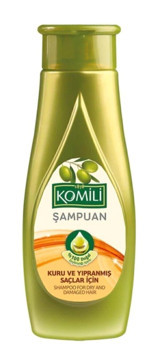 Komili Zeytinyağlı Kuru ve Yıpranmış Saçlar İçin Şampuan 500 ml
