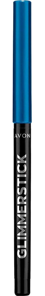 Avon Glimmersticks Asansörlü Parlak Simli Akmayan Mavi Göz Kalemi