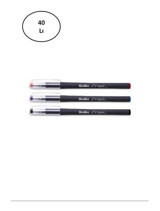 Scrikss Speed 3 Renkli 0.7 mm Çok Renkli 40'lı Tükenmez Kalem Seti