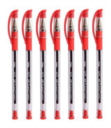 FaberCastell 1425 0.7 mm İğne Uçlu Kırmızı 7'li Tükenmez Kalem